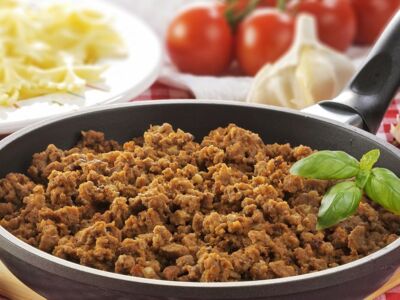 Beef mince preparation “Italian-style”,